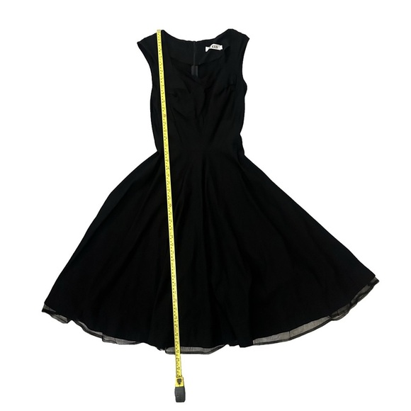 Rockabilly Swing Dress SM Whimsigoth Fairy Fit & Flare Stretch Classy Old Money - Picture 5 of 7